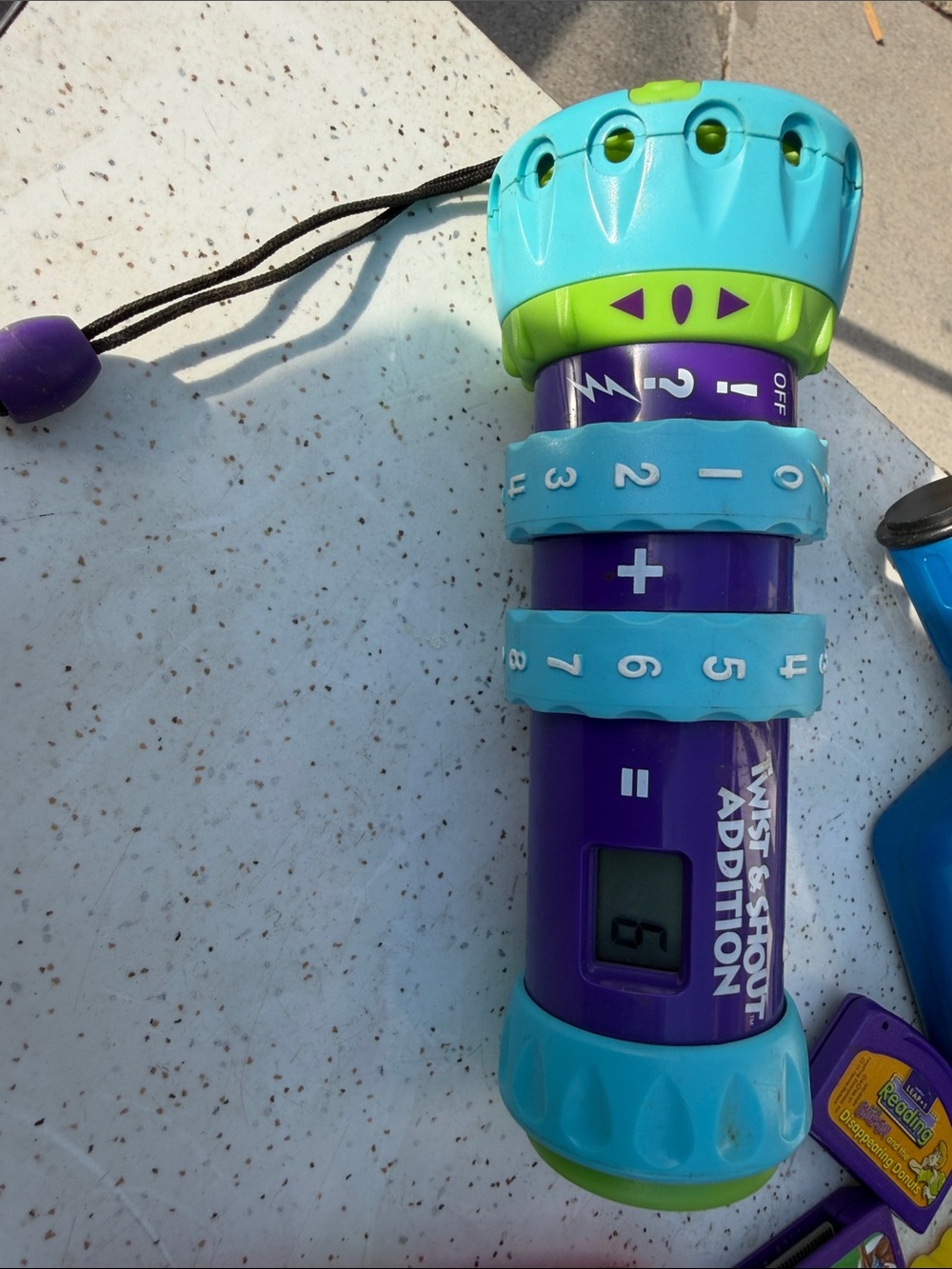 Twist & Shout Addition Learning Toy - Purple & Teal
